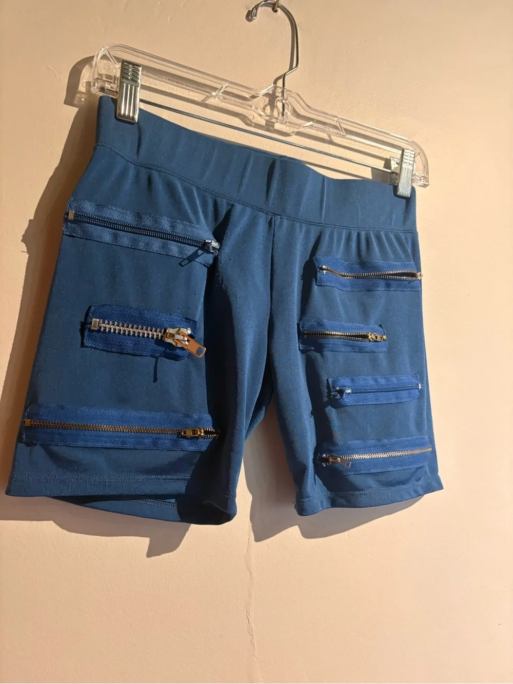 Punk style zipper pants